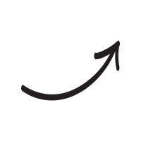 Hand drawn arrow